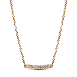 Pandora Timeless Pavé Single-row Bar Collier Necklace