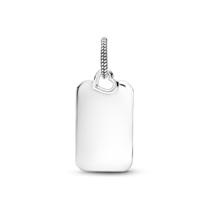 Engravable Rectangle Tag Pendant