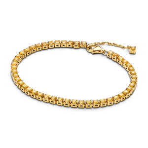 Sparkling Yellow Tennis Bracelet