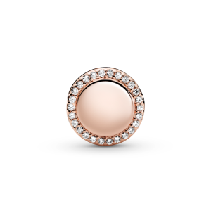 Engravable Sparkling Button Charm