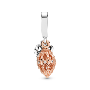 Decorative Ornament Two-Tone Dangle Charm
