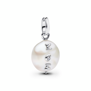 Treated Freshwater Cultured Baroque Pearl Mum Dangle Charm