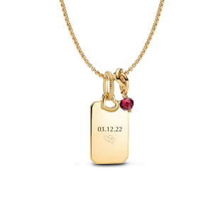 July Dangle Charm Necklace Set