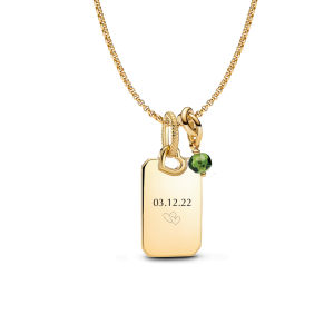 August  Dangle Charm Necklace Set