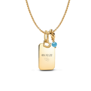 December Dangle Charm Necklace Set