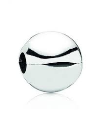 Abstract silver clip