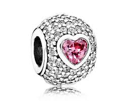 Captivating Pavé Heart Charm